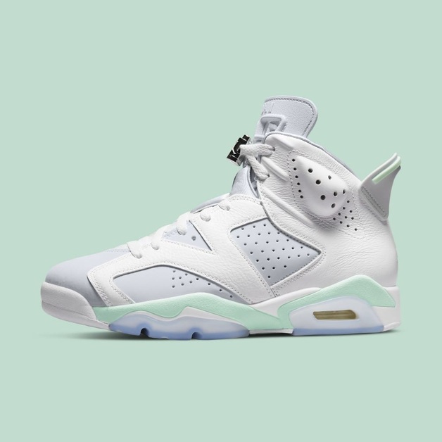 Air Jordan 6 jetzt in einem fröhlichen „Mint Foam“ Colorway gesichtet