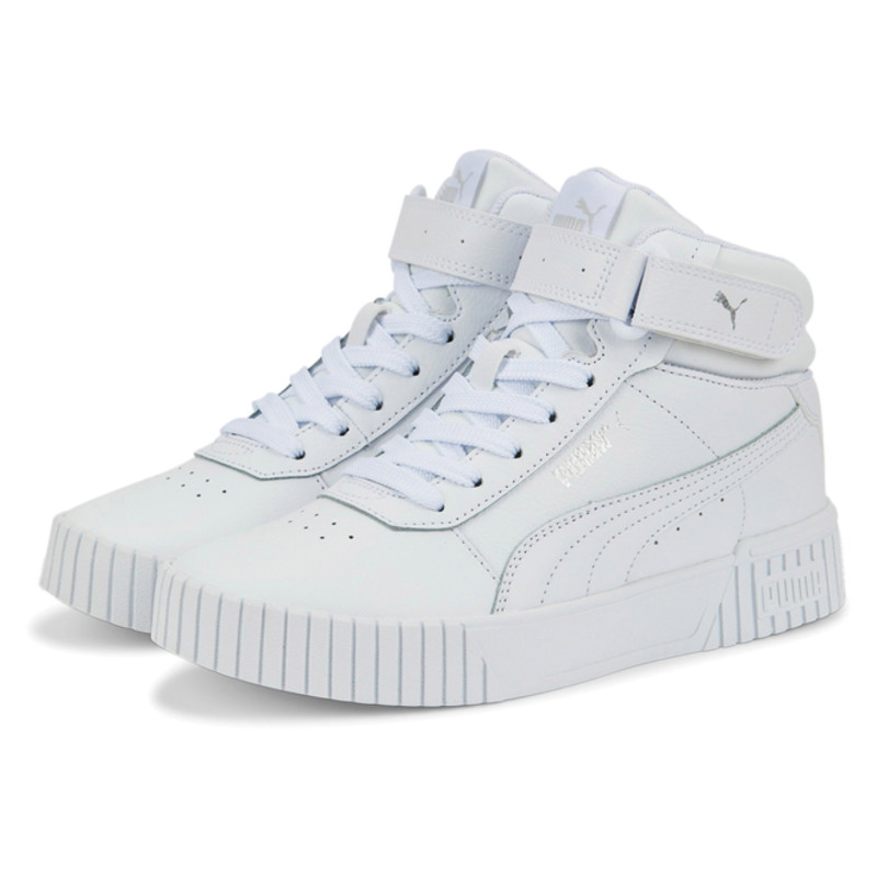 Sneaker für Kinder Weiß Puma Carina 2.0 Mid JR | 387376-02 | Grailify