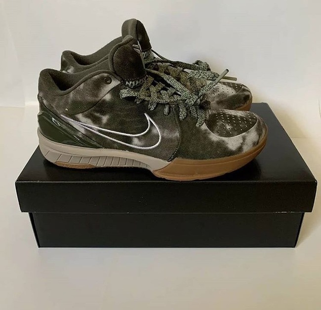 First Look: Undefeated x Nike Kobe 4 Protro „Olive“