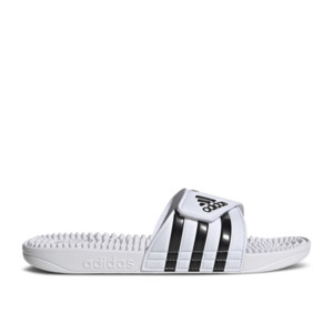 adidas Adissage Slides 'White Black' | F35573