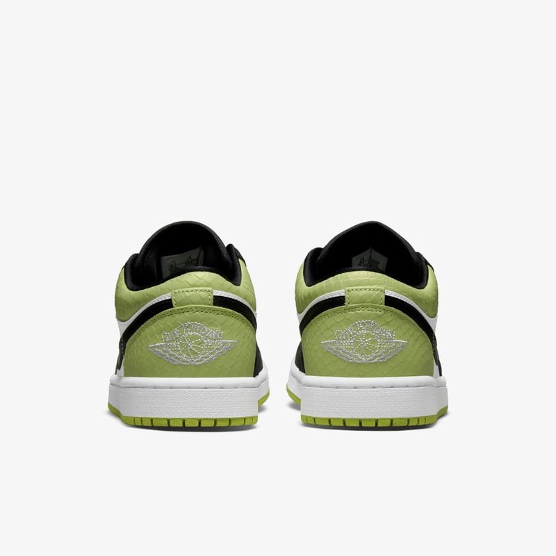 Air Jordan 1 Low Vivid Green Snakeskin | DX4446-301