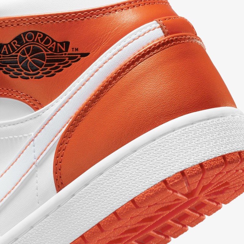 Air Jordan 1 Mid White Orange | DM3531-800