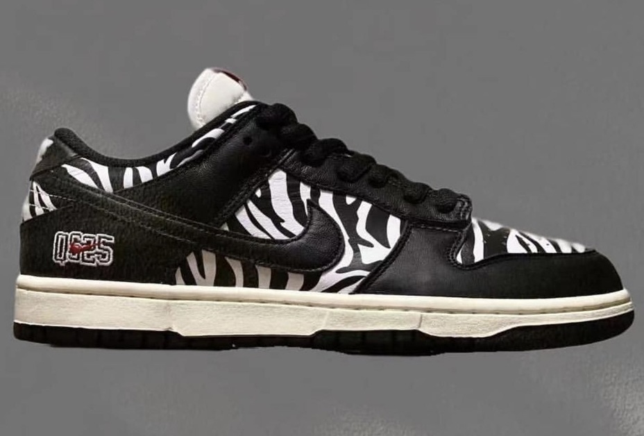 First Look: Quartersnacks x Nike SB Dunk Low "Zebra"