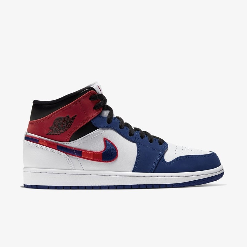 Air Jordan 1 Mid SE Multicolor Swoosh | 852542-146