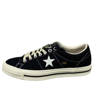 One star vintage clearance suede low top black