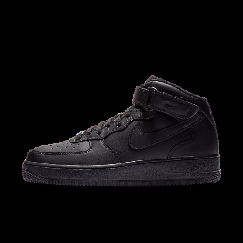 Nike Air Force 1 Mid '07 Triple Black (2021) | 315123-001/CW2289-001