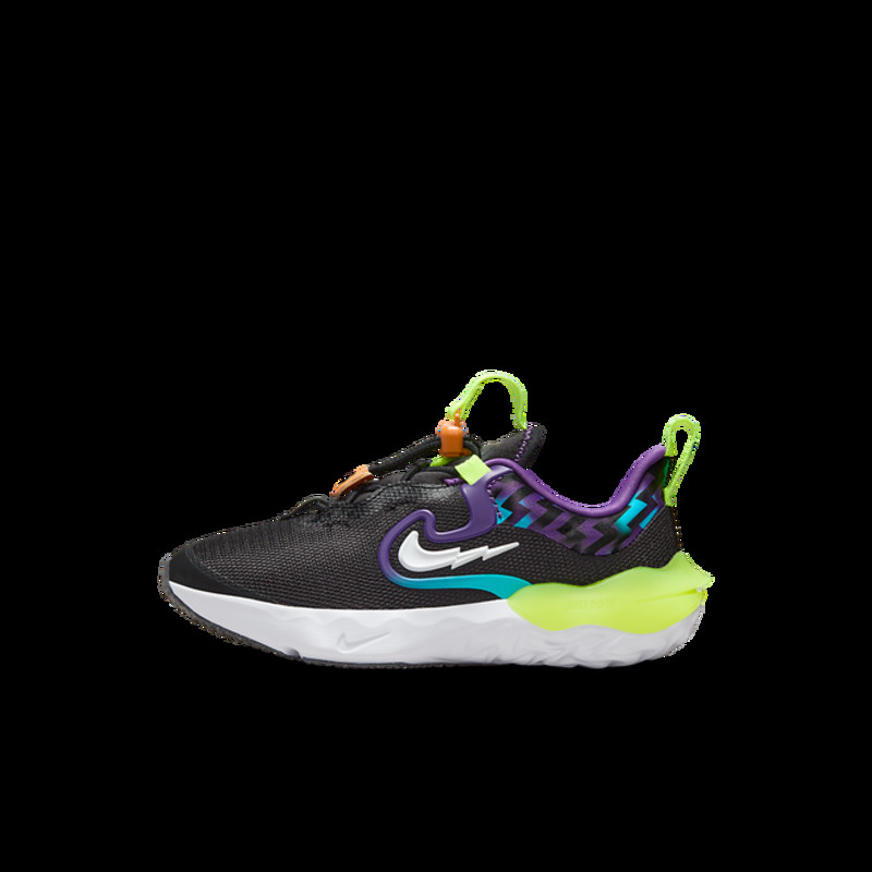 Nike Run Flow PS 'Black Teal Nebula Volt' | DZ4489-001