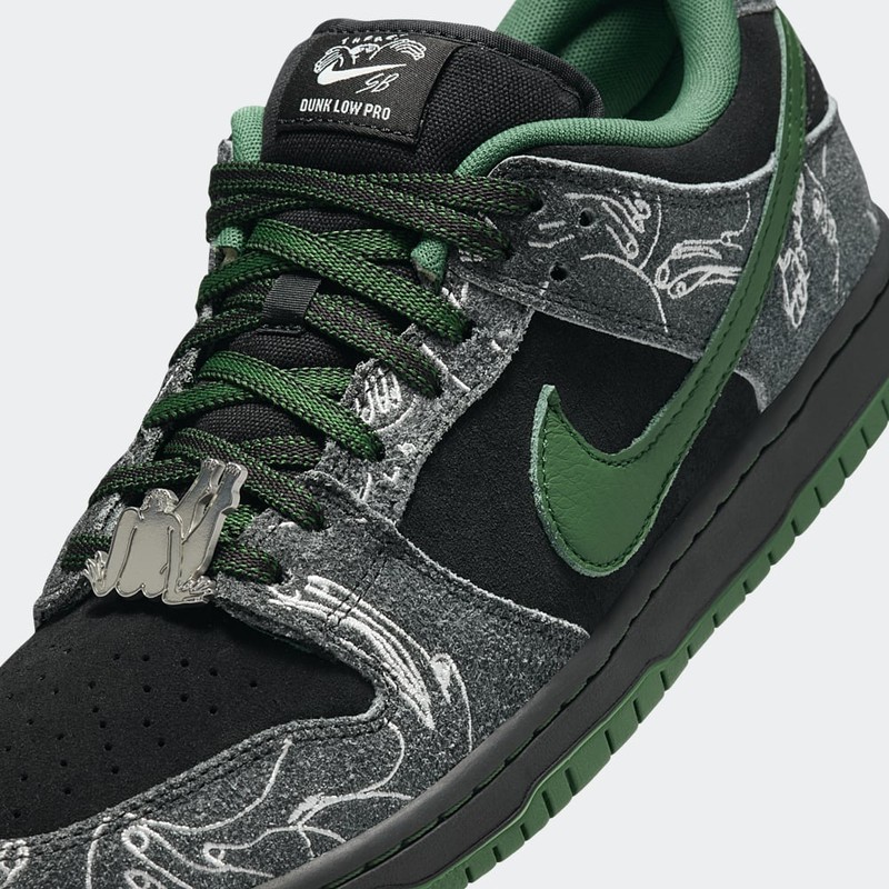 There Skateboards x Nike SB Dunk Low "Gorge Green" | HF7743-001