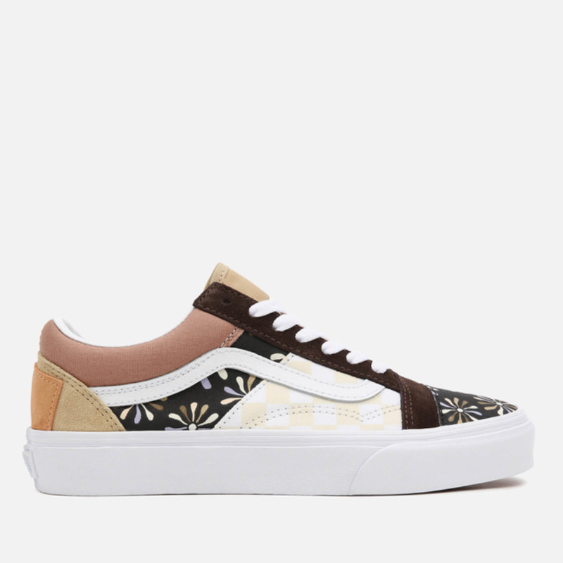 Vans Women's Divine Patchwork Old Skool Trainers | VN0A7Q4PAS01