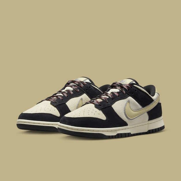 Hochwertiges Wildleder für den Nike Dunk Low