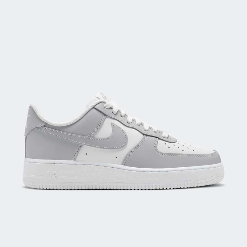 Wolf Grey Leather Dresses This Nike Air Force 1 Low - Sneaker News