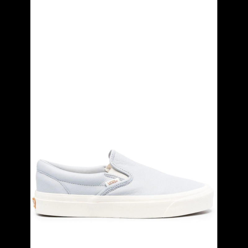 Vans leather slip on sale ons