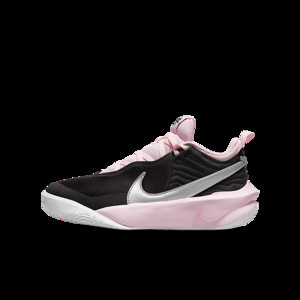 Nike Team Hustle D 10 GS Black/Metallic Silver-Pink Foam -White | CW6735-003