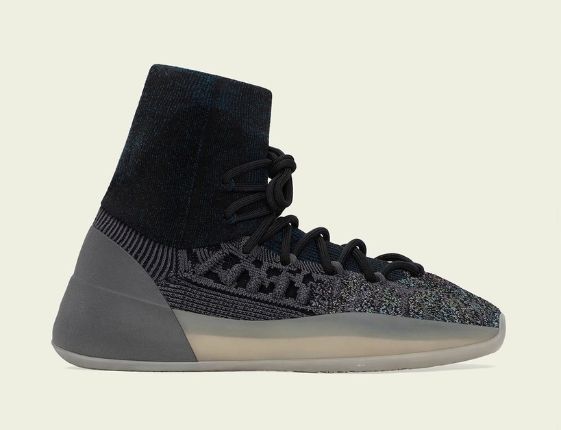 adidas Yeezy BSKTBL KNIT "Slate Blue" with Sock-Like Primeknit Upper