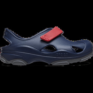 Crocs Toddler All-Terrain Fisherman SandalKinder Navy / Pepper | 208351-4CC