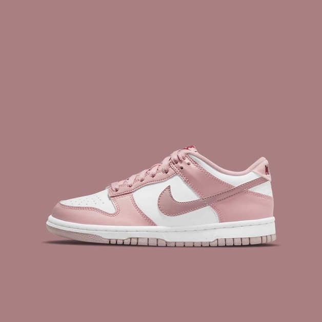 nike dunk low gs pink velvet