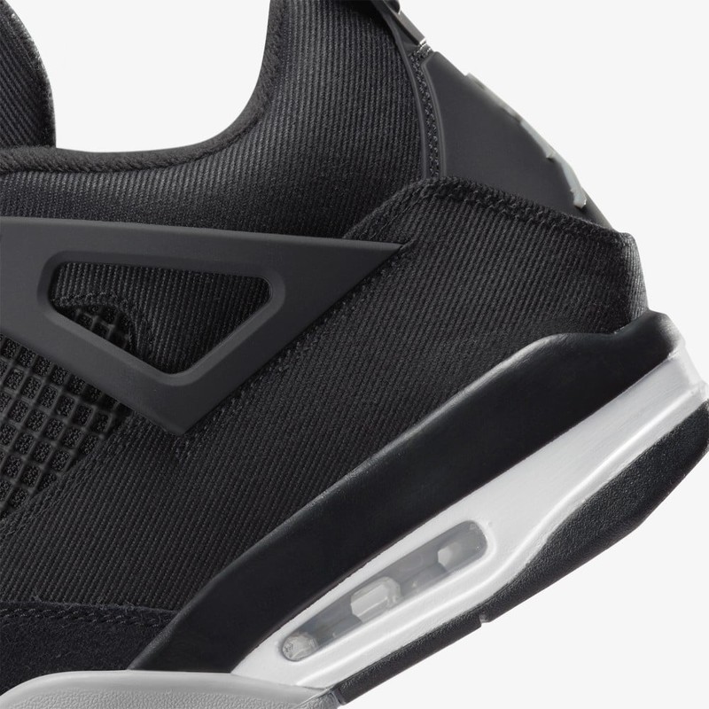 Air Jordan 4 Black Canvas | DH7138-006