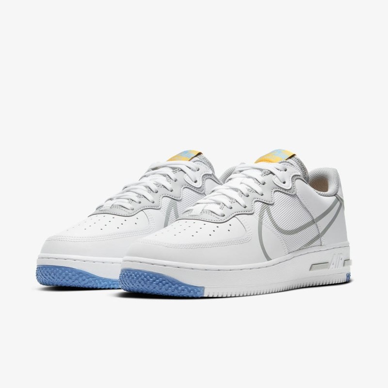 Nike Air Force 1 React Light Smoke Grey | CT1020-100