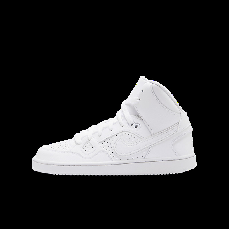 nike sb janoski light brown shoes with black pants Kids Nike Son of Force Mid GS Triple White White White White