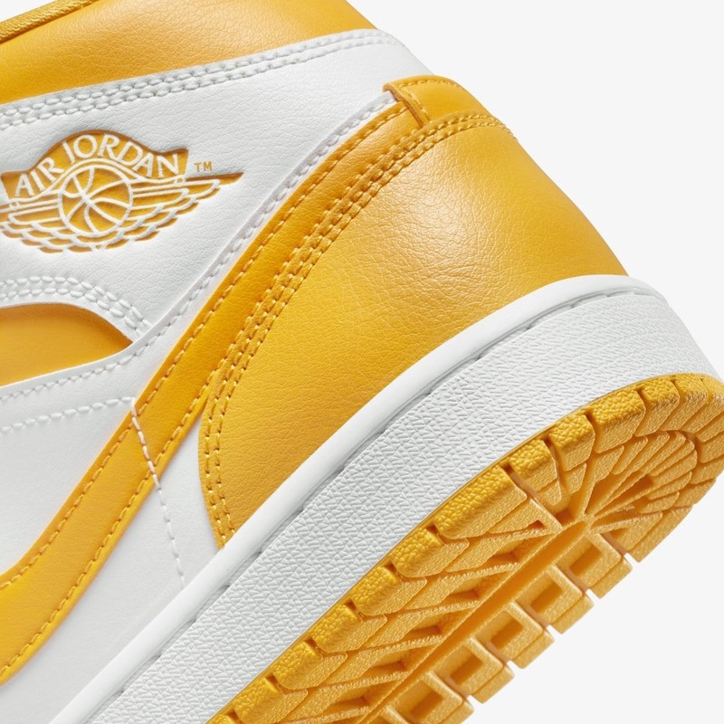 Air Jordan 1 Mid White/Yellow | BQ6472-117