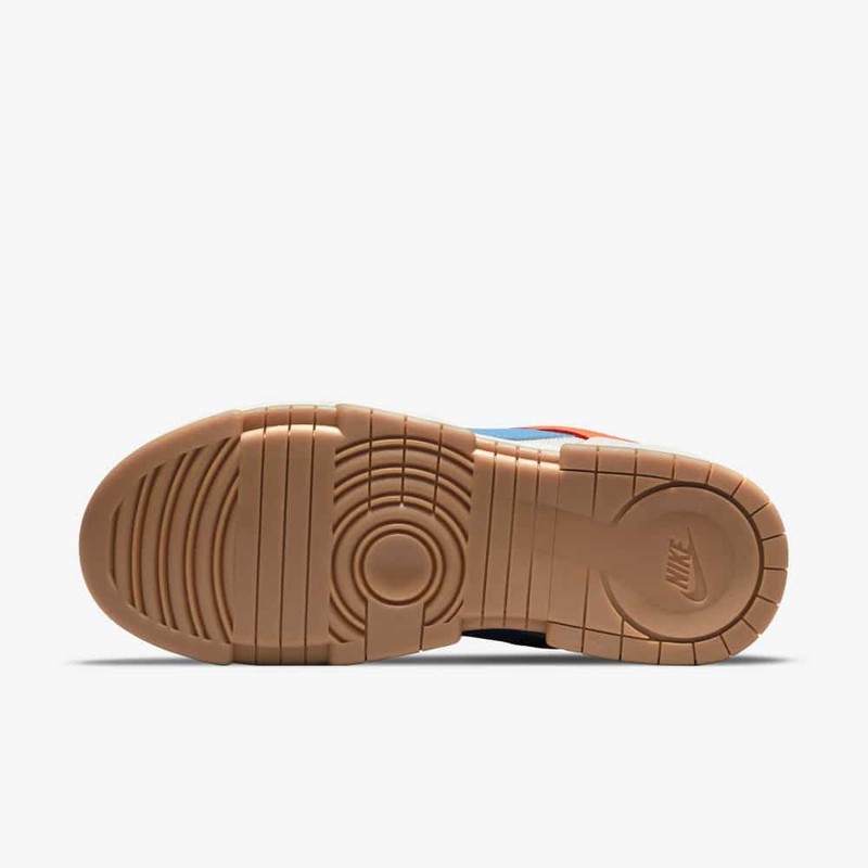 Dunk Low Disrupt Sail / Total Orange / Gum Medium Brown / Light Photo Blue  Low Top Sneakers