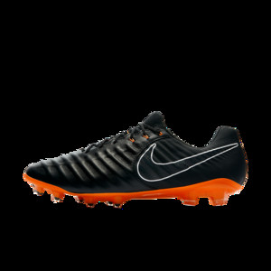 Nike Tiempo Legend 7 Elite FG Black Total Orange | AH7238-080