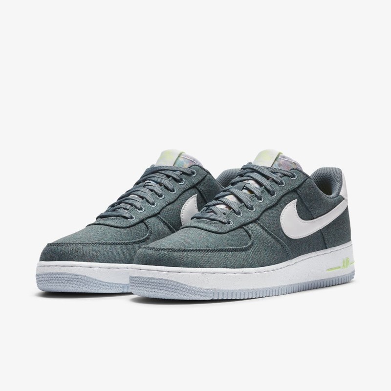 Nike Air Force 1 '07 LX canvas trainers in ozone blue