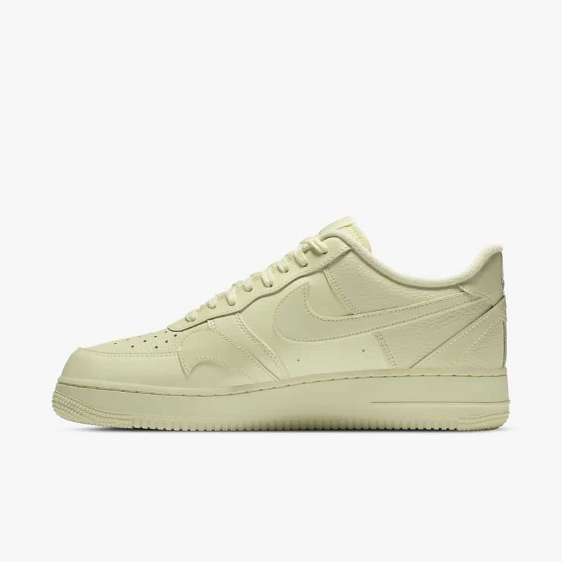 Nike Air Force 1 Low Misplaced Swooshes Pale Yellow