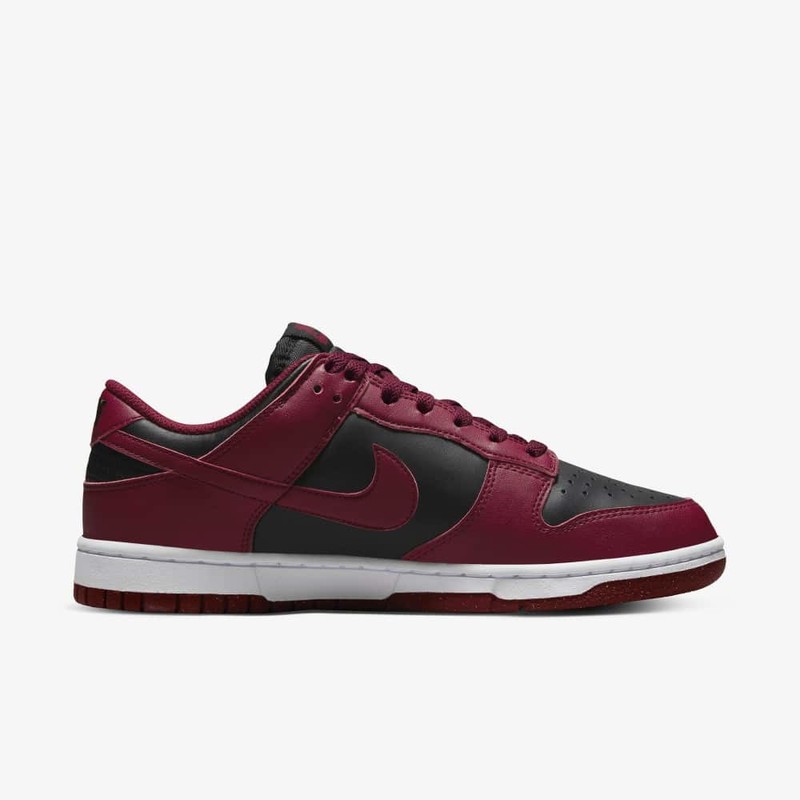 Nike dunks dark red