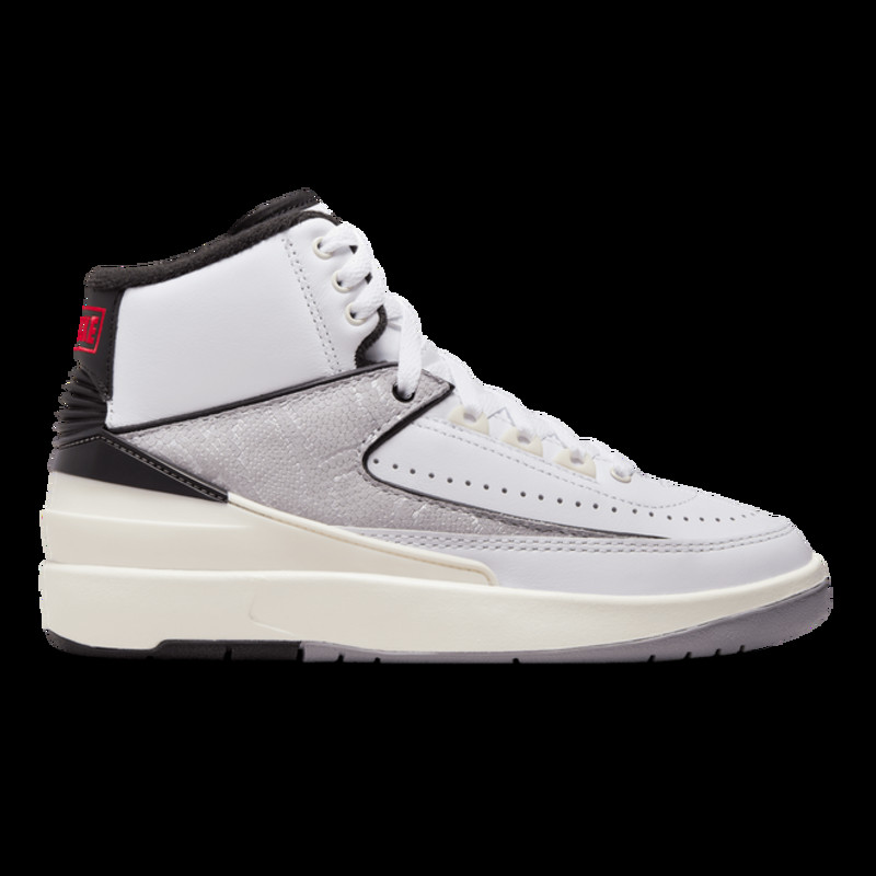 Jordan Air Jordan 2 Retro (GS) - White/Fire Red/Black | DQ8562-102