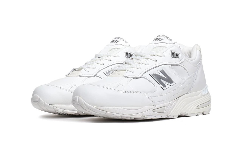 New Balance hat einen ganz weißen 991 mit ABZORB-Sohle vorbereitet