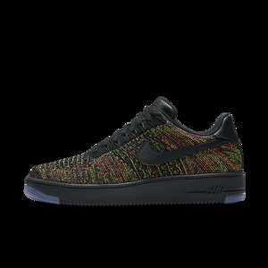 Nike Air Force 1 Low Flyknit Black Multi-Color | 817419-001