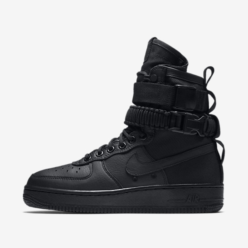 Nike SF Air Force 1 HI Triple Black | 857872-002