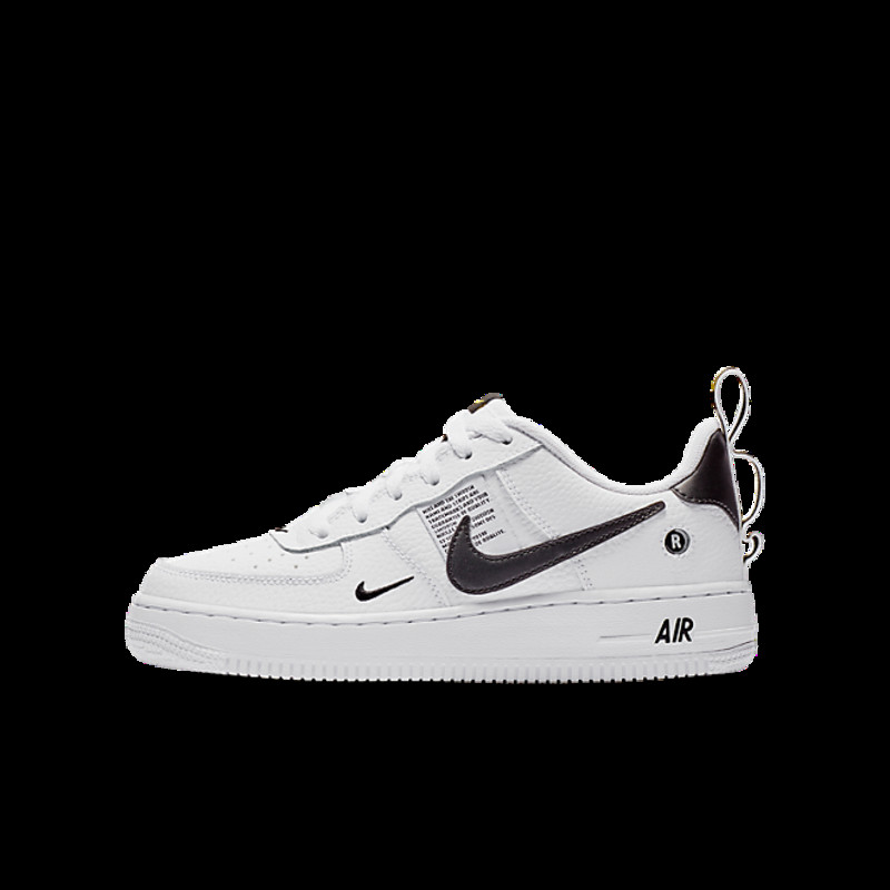 White Nike Air Force 1 Lv8 Utility