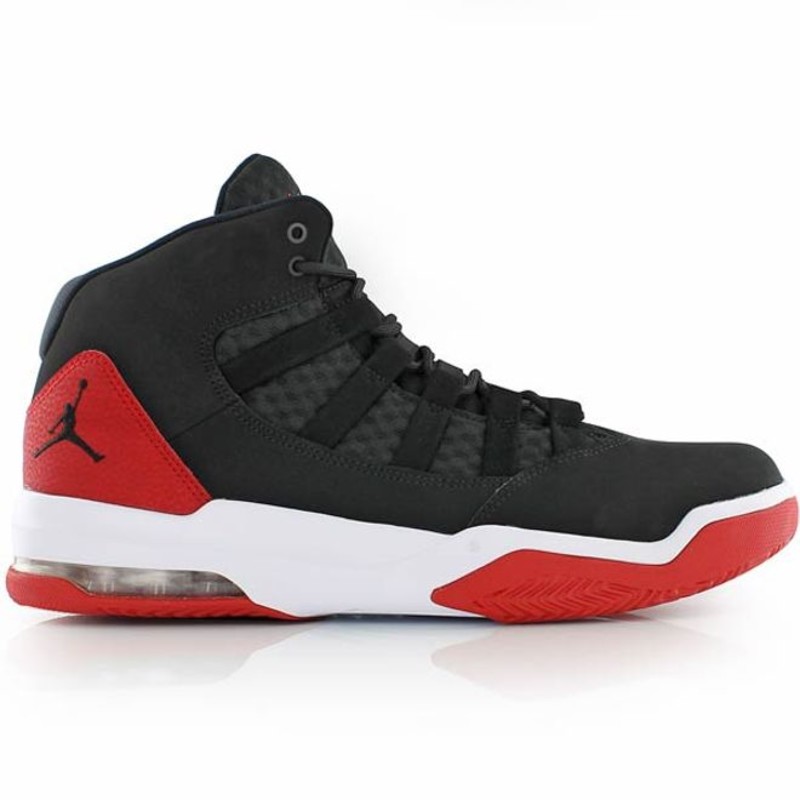 Jordan max aura 2024 black and red