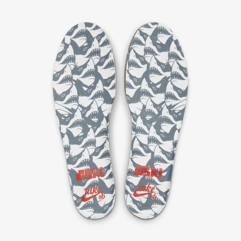 Oski x Nike SB Dunk High Great White Shark | DC8908-105