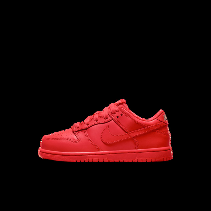 nike back Kids "Dunk Low ""Track Red"" | DH9756601