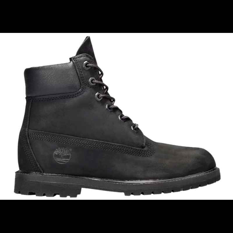 Timberland 6 Inch Premium Waterproof Boots Black Nubuck (Women's) | TB08658A