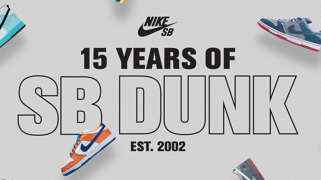 15 Years Nike SB Dunk - #throwback