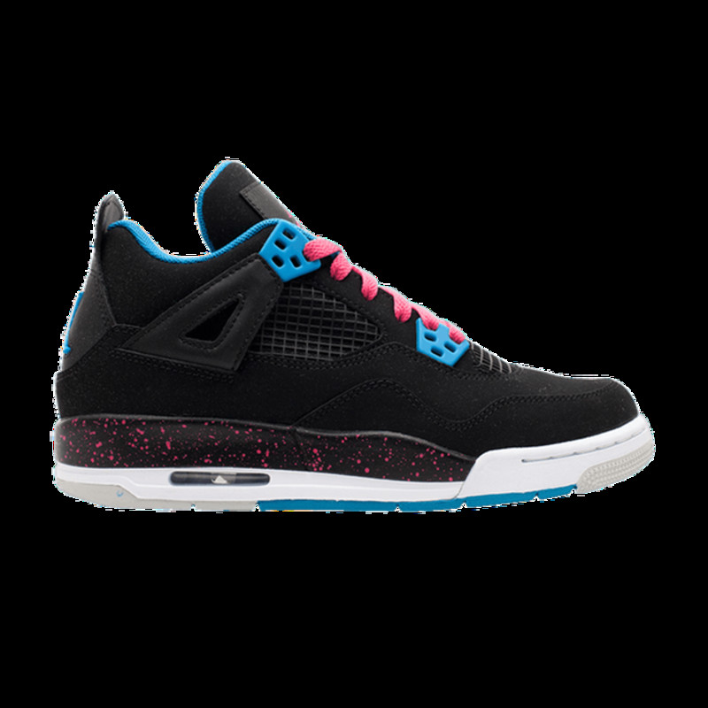 Jordan 4 best sale black and pink