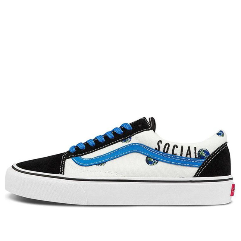 Vans old skool black and blue sales