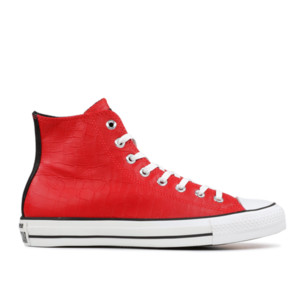 Converse Stussy x Chuck Taylor All Star Hi 'Croc Skin' Red Canvas | 141086C