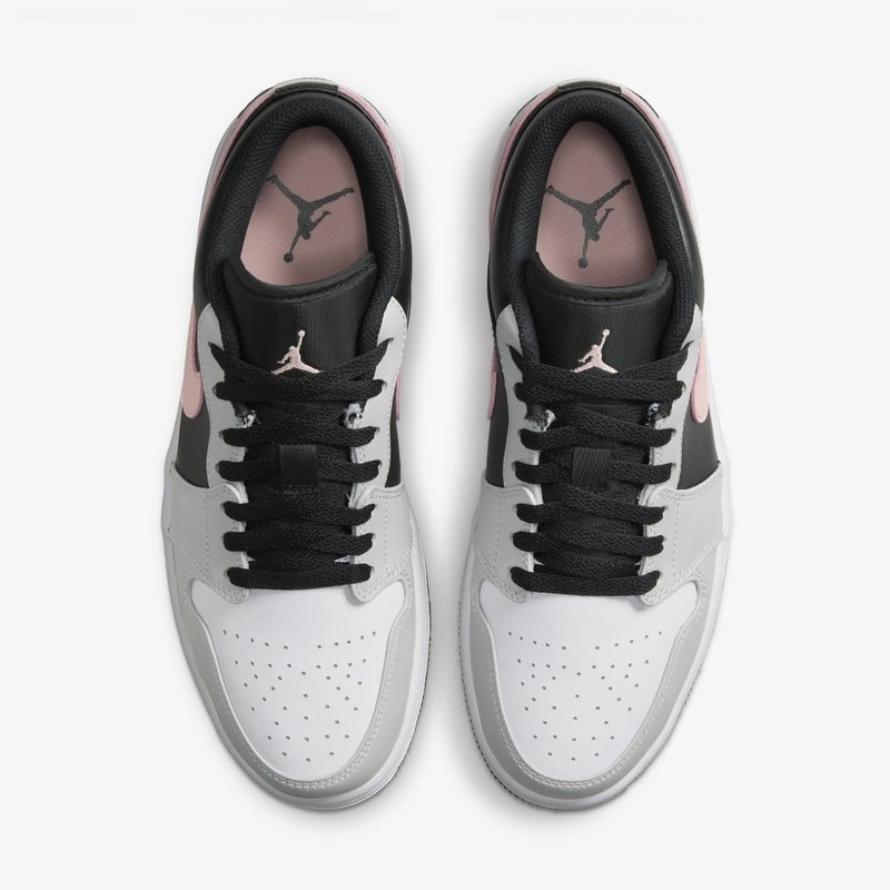 Air Jordan 1 Low Grey/Pink | 553558-062