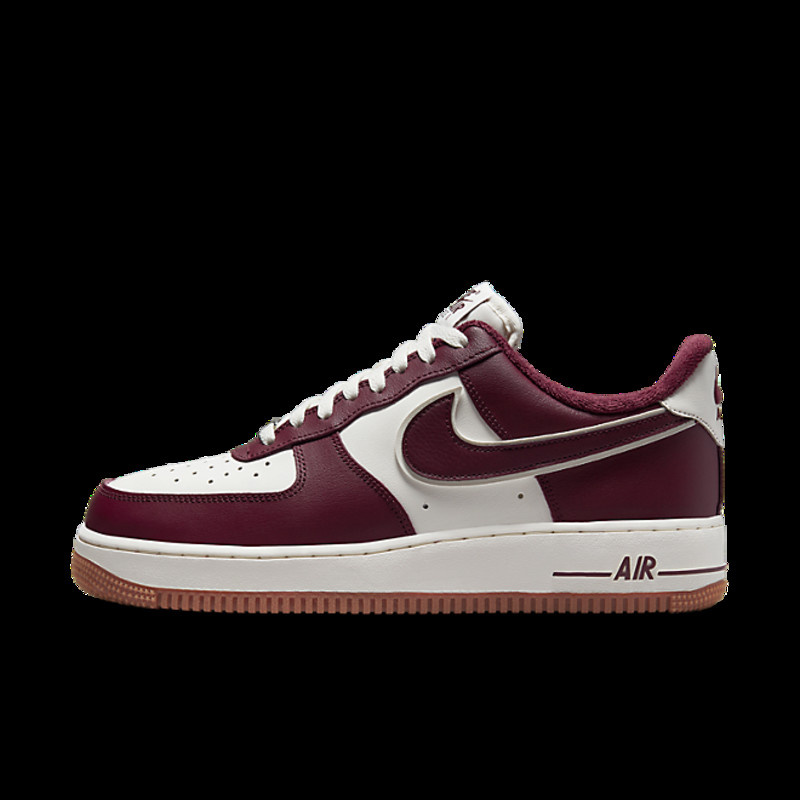 Nike Air Force 1 Low College Pack Night Maroon | DQ7659-102