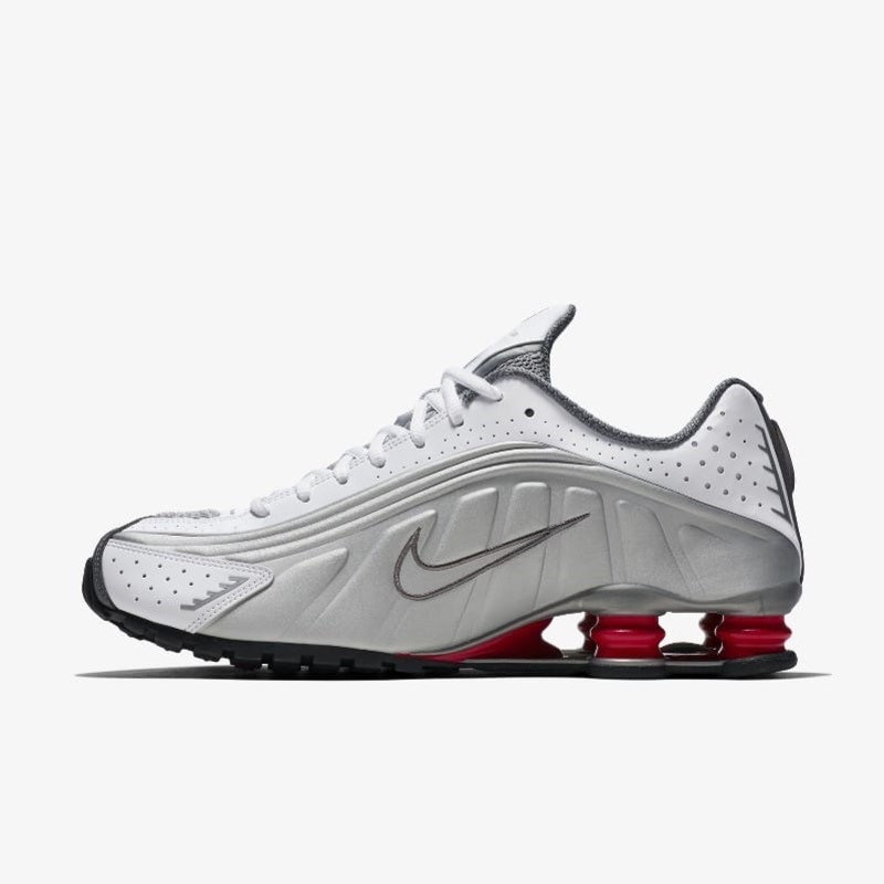 Nike Shox R4 White Silver | BV1111-100