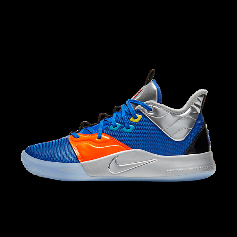 Nike PG 3 NASA EP NASA - Racer Blue Silver | CI2667-400