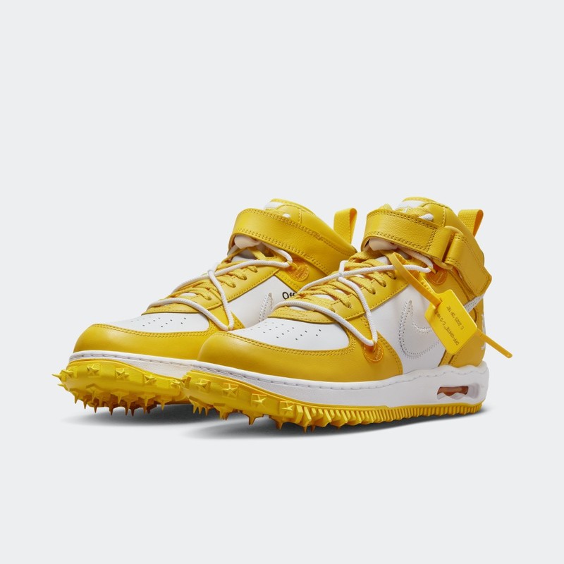 Off-White x Nike Air Force 1 Mid "Varsity Maize" | DR0500-101
