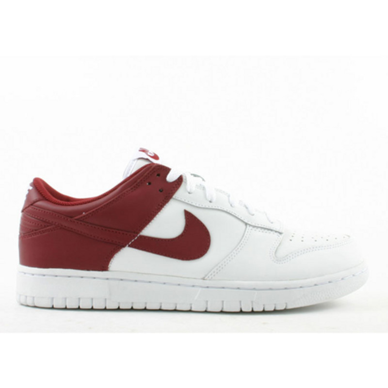 Nike Dunk Low Leather White Team Red (2006) | 312425-161