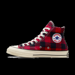 Chuck taylor all on sale star plaid lux wedge