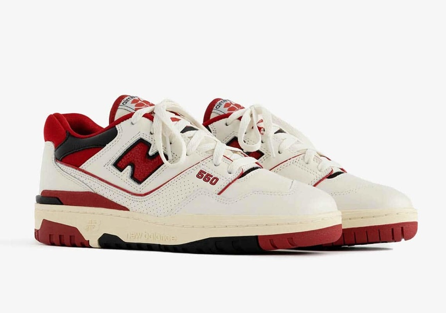 New Balance x Aimé Leon Dore 550 Red Sneakers